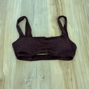 Women's Dark Purple Sports Bra